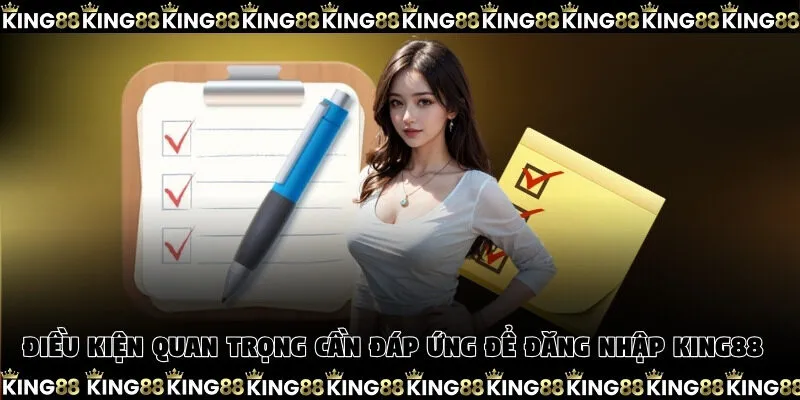 Điều kiện quan trọng cần đáp ứng để đăng nhập King88